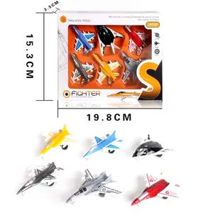 die cast aircraft toy 6 pcs metal plane airbus toys playing set for children