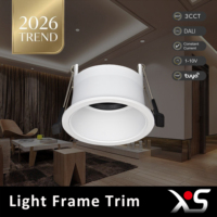 Plafonnier LED anti-éblouissement SD042, encastré, en aluminium, avec réflecteur, pour ampoules GU10/MR16, garantie 3 ans