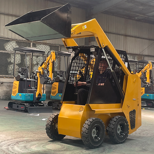 Gratis pengiriman murah baru <span class=keywords><strong>Mini</strong></span> kecil taman pemuat trek <span class=keywords><strong>Mini</strong></span> selip Steer Loader - Product Image 6