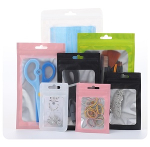 Bán buôn an ninh mờ tự niêm phong Phụ kiện điện tử bao bì túi nhựa bán trong suốt Túi logo máy tính - Product Image 4