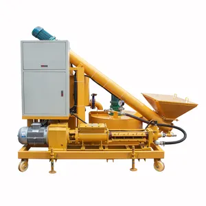 Small Construction Machinery Screw Cement Grout Pump/ Cement Mortar Grouting Spray Equipment/ intelligent Grouting machine