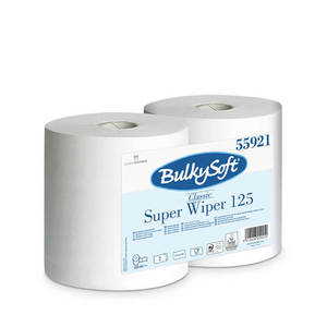 Rotoli di carta industriale BulkySoft Super Wiper 125 a 2 veli per la pulizia - Product Image 1