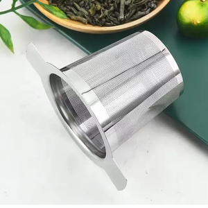 ที่กรองชาสแตนเลส304แบบมีด้ามจับสองชั้นที่กรองชาแบบตาข่ายหลวม - Product Image 5