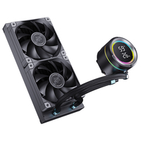 Refroidisseur de CPU Liquide SNOWMAN 240 mm, Nouveau Refroidissement par Eau Tout-en-Un pour PC avec Écran LCD Numérique et Sans LED