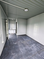 Cabine modulaire isolée à ossature acier, unité de dortoir, hébergement portable en conteneur pour les quartiers des travailleurs agricoles