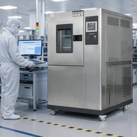 Cámara de Prueba de Humedad y Temperatura Alta y Baja de Acero Inoxidable, Equipo de Laboratorio de Estabilidad Climática Programable de Fábrica
