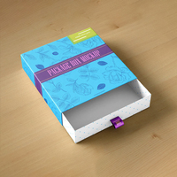 Boîte d'emballage télescopique en papier kraft recyclable, impression de logo personnalisée, carton cadeau pour bougies, artisanat, parfums
