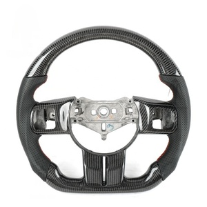 Volant en cuir et fibre de carbone pour <span class=keywords><strong>MINI</strong></span> <span class=keywords><strong>Countryman</strong></span>/Cooper/Clubman/Convertible/John Cooper Works - Product Image 2