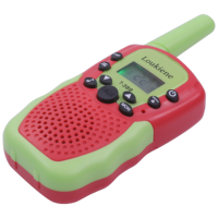 Radio talkie-walkie vert et orange pour enfants T388, cadeaux d'anniversaire pour enfants, jouet d'extérieur pour enfants, interphone sans fil