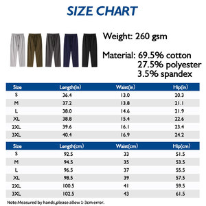 Joggers d'été légers de 260g coupe ample avec poche et fermeture éclair - Product Image 4