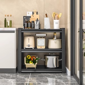 Có thể điều chỉnh kim loại lưu trữ Kệ thép nhà bếp tổ chức nhà kệ giá cho phòng đựng thức ăn và hộ gia đình sử dụng - Product Image 3