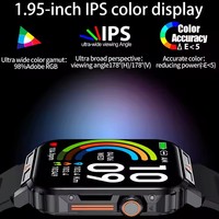 Moda deportes Smartwatch al aire libre impermeable Smartwatch hombres con IOS Android respuesta llamada Batería grande Fitness Tracker