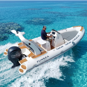 Bote Inflable de Pesca de Fibra de Vidrio, Color Blanco, de Lujo, con Motor, para 8 Personas, Modelo China 19 Stable PVC - Product Image 6