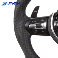Volant LED en cuir Alcantara avec garniture en carbone pour BMW F30 X5 E70 F15 F20 F22 F25 F32 E90 E70 M3 F80 M4 F82 M5 F10