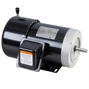 Moteur à induction monophasé BIOTE 56 Frame NEMA TEFC 3450 tr/min 115/208-230V 1-1/2HP Efficacité IE2 Acier laminé Ventilateur TEAO - Product Image 2