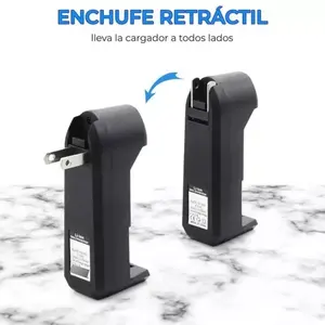 Juego de 4 Cargadores de Baterías Universales para AA AAA 8650 17670 14500 10440 3.7V con Indicador LED, Entrada Bivolt 110V/220V EGTMA CH70 - Product Image 4