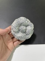 Ornements de corsage de camélia en forme de Nibu 6.8 cm de diamètre petite fleur parfumée avec dentelle de tissu de maille de broche pour une utilisation de vêtement