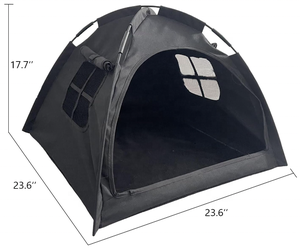 Cat and <strong>Dog</strong> Breathable Folding Indoor and Outdoor Pet House <strong>Tent</strong> Washable Puppy Bed with <strong>Small</strong> Size for Cat and <strong>Dog</strong> Owners - Product Image 2