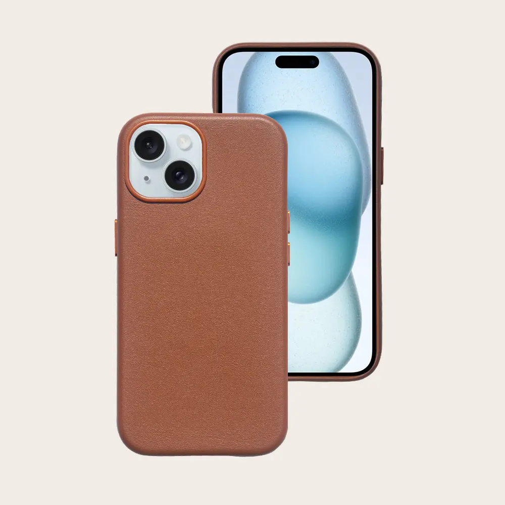 For iphone 15 wholesale pu leather mobile phone case guangzhou dongguan mobile phone leather case
