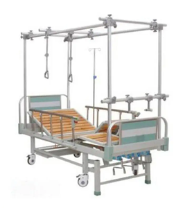 (MS-Q500) Lit de traction orthopédique à trois manivelles et 3 fonctions pour la physiothérapie - Product Image 1