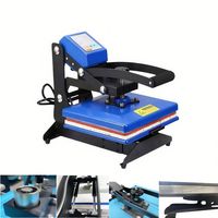 Presse à chaud automatique et manuelle 5-en-1 pour T-shirts et étiquettes Prix d'usine pour travaux d'impression