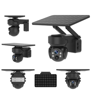 Nhà máy 4G Sim năng lượng mặt trời ngoài trời giám sát Wifi 5MP 2K an ninh không thấm nước PTZ không dây CCTV IP phát hiện chuyển động báo động máy ảnh - Product Image 6
