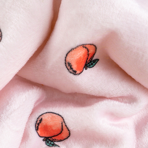 Couverture Sherpa réversible certifiée OEKO-TEX à imprimé pêche, ultra douce et moelleuse, pour lit ou <span class=keywords><strong>canapé</strong></span>, avec logo personnalisé - Product Image 2