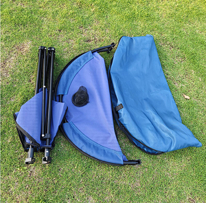 <span class=keywords><strong>Table</strong></span> de camping <span class=keywords><strong>pliante</strong></span> légère et ronde, portable, pour pique-nique en extérieur, avec porte-gobelets, idéale pour la pêche, la plage et les voyages - Product Image 6