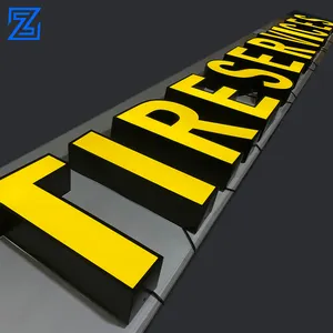 Light 3d Store Front Letter Led Make Your Own Outdoor Business Sign Custom Metal Logo Signs