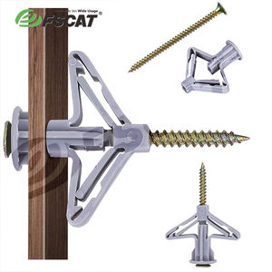 100-Piece Drywall <strong>Anchor</strong> <strong>Kit</strong> Self-Drilling Plastic Nylon Hollow Wall <strong>Anchor</strong> Drywall Plug Screw Butterfly Expansion Tube - Product Image 3