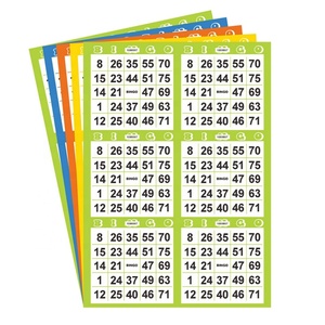 Tarjeta de Bingo con Logotipo Personalizado, Impresión Digital, Tarjeta de Visita en Papel Couché CMYK, Tarjeta de Visita Dúplex con Relieve y Lámina - Product Image 1