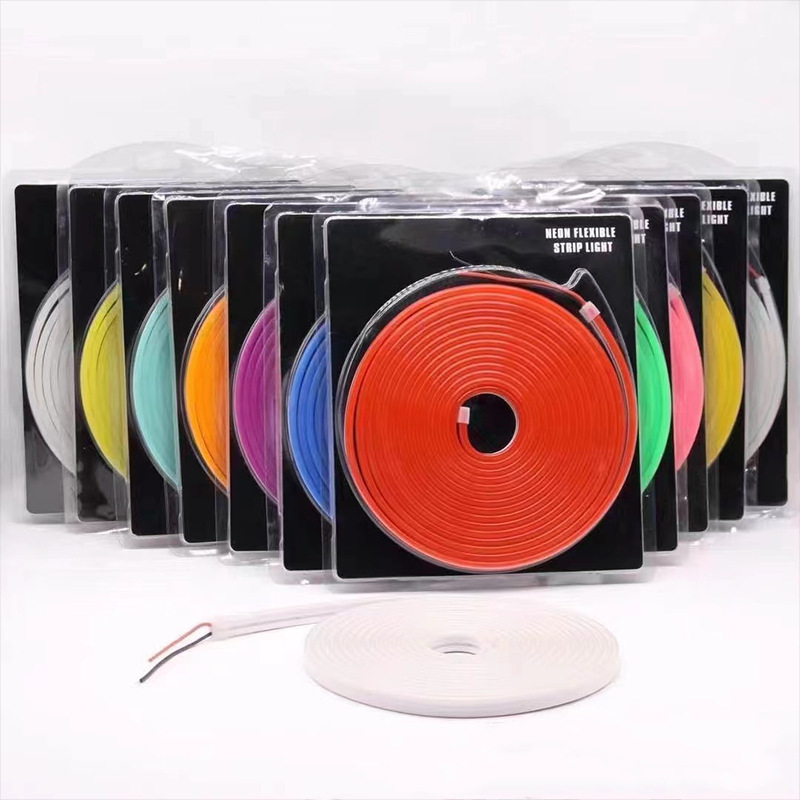 Waterproof Outdoor Custom DC12v High Bright LED Neon Lights 5m 120leds Neon Signs Cuttable LED Flexible Rope Strip Lights Sets · image 2