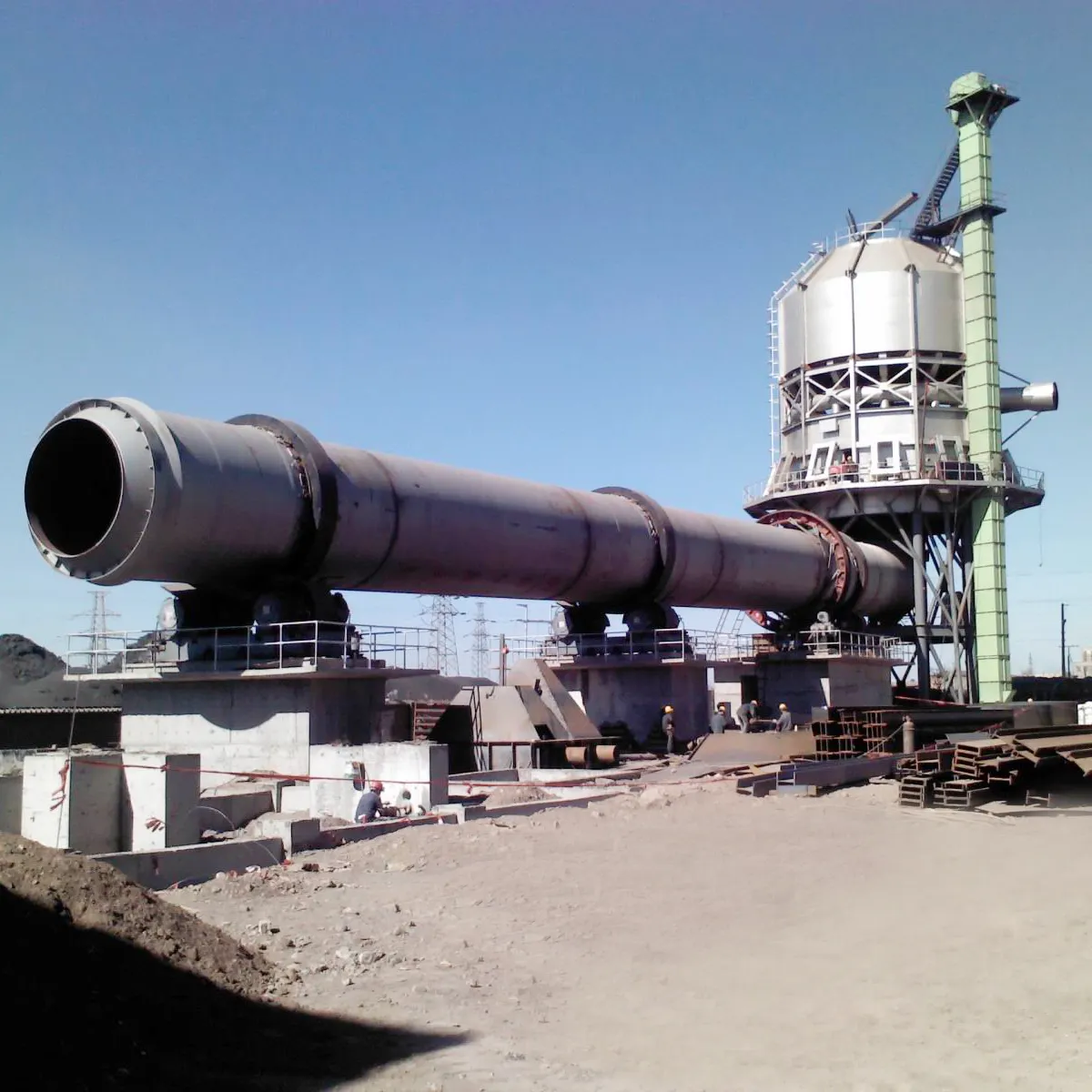 Capacidad de procesamiento de horno rotatorio de 3,2*50m 1000 t/h Precio competitivo Calcinador de horno rotatorio de clinker de cemento a la venta