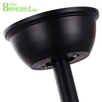 Personalización 40W LED ventilador de techo luz para cocina restaurante candelabro ventiladores de techo retráctiles