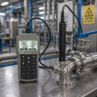 Analyseur de qualité de l'eau multiparamètres HANNA HI98194 PH/ORP/EC/DO, testeur portable pour eaux usées industrielles, fabrication américaine