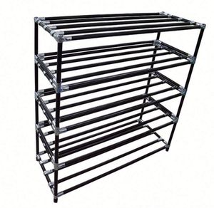 מדפי סגסוגת אלומיניום כבדה stacking לאחסון רב שכבות אחסון להרכיב מתלה צינור פלדה חומר קרטון אריזה - Product Image 1