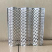 Panel de Aluminio Perforado con Corte Láser, Revestimiento con Recubrimiento en Polvo, Clase Ignífuga, Sistema de Fachada Exterior para Fábrica o Almacén