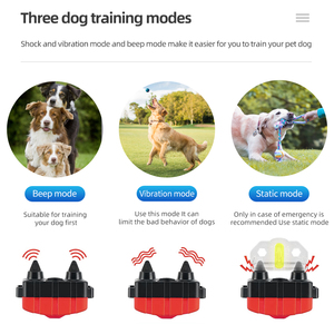 Yeni 500 ultrasonik anti <span class=keywords><strong>bark</strong></span> cihaz metre su geçirmez pet uzaktan kumanda şarj titreşim köpek tasması uzaktan kumanda 40% - Product Image 3
