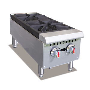 GHP-2 2 Burners ETL Restaurant Gas Stove Hot Plates Cooker