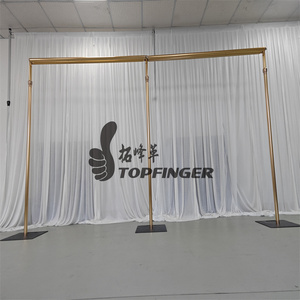 Topfinger 2025 precio barato tubo dorado y cortina boda cortinas tela techo cortina forma <span class=keywords><strong>de</strong></span> <span class=keywords><strong>onda</strong></span> decoración <span class=keywords><strong>de</strong></span> techo - Product Image 5