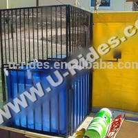 Jeu aquatique mécanique gonflable Dunk Tank pour événements extérieurs, fêtes et locations de carnaval