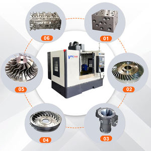 Mesin Perkakas CNC Vertikal 5-Axis Presisi Tinggi VMC 650 Sistem Kontrol Fanuc Siemens Spindle Tunggal Motor Inti GSK - Product Image 3