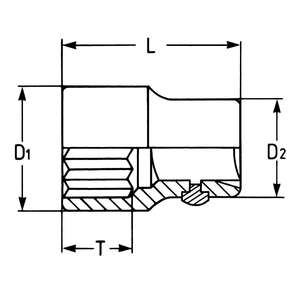 HEYCO 00100035280 Douilles, 3/4 ", tailles AF - Product Image 2