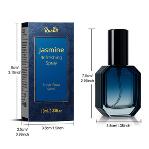 Botella de Perfume Personalizada con Caja de Empaque, 10 ml, Cuadrada, Recargable, Perfume Original para Hombre, Botella de Vidrio Vacía con Diseño de Pulverizador - Product Image 5