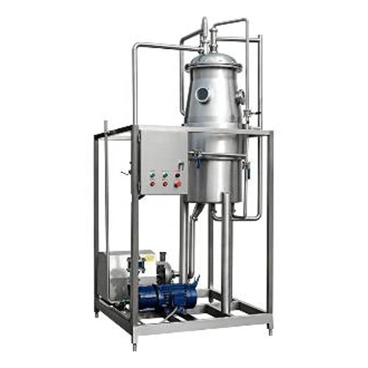 Stainless steel milk juice vacuum deaerator vacuum degassing extruder machine