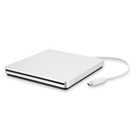 Unidad óptica portátil externa de grabación y lectura de DVD RW, interfaz tipo C, ranura súper delgada, USB 3.0, velocidad de lectura/escritura de 8x/24x para computadora portátil y de escritorio