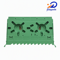 Module de distribution de fibres optiques OEM ODM haute densité 24 fibres ODF, 12 ports LC Duplex SC Simplex, plateau de distribution de fibres intégré, boîtier ABS