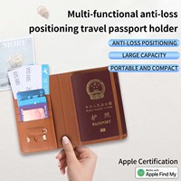 Localizador Antipérdida con Certificación MFI, Carga Inalámbrica y por Cable, para iOS, Compatible con Find My, para Pasaportes