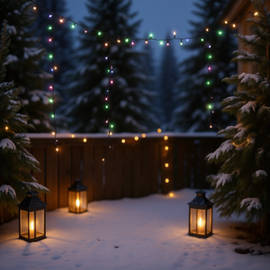 Pastel Multicolor LED <b>String</b> <b>Light</b> 300 LEDs 98.4 Ft PVC Decorative Lighting Christmas - Product Image 2