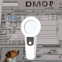 Mini escáner de microchip RFID para animales, interfaz USB, instalación externa, etiqueta de oreja pequeña, escáner de Chip para mascotas, 1 unidad